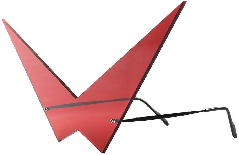 Anime Inspired Futuristic Comic Costume Cosplay Large Pointy Triangle Red Sunglasses