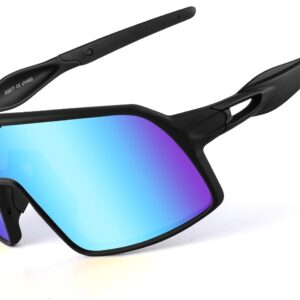 BangLong Polarized Sports Sunglasses for Men Women, UV Protection Sun Glasses for Baseball Running Cycling Fishing