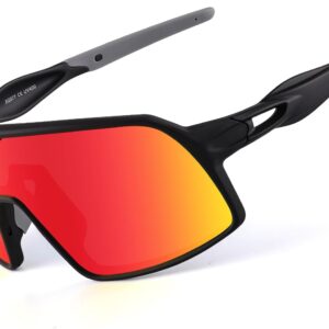 BangLong Polarized Sports Sunglasses for Men Women, UV Protection Sun Glasses for Baseball Running Cycling Fishing