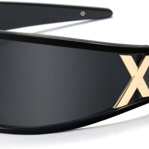 Cyxus Headband Sunglasses for Women, UV Protection Anti-Glare Wrap-around Sunglasses for Woman Lightweight Frame