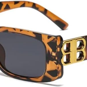 DUPER Rectangle Sunglasses Womens Trendy Taylor Swift Sunglasses \u2013 Mob Wife Aesthetic Black Sunglasses for Woman From