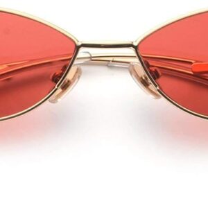 FEISEDY Fashion Designer Sunglasses Retro Small Petals Shape Arc Temple Design B2298