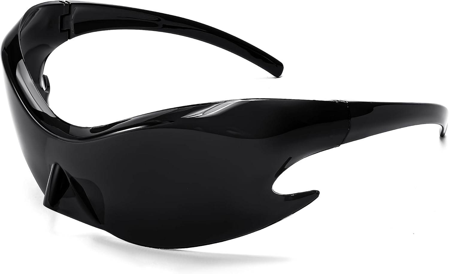 FEISEDY Futuristic Sunglasses, Fashion Alien Y2K Wrap Around for Women Men B4135 - Image 11
