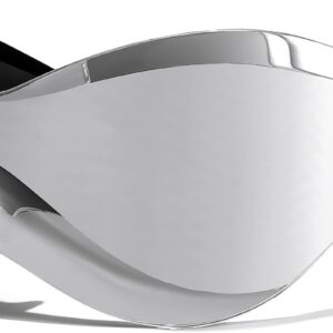 FEISEDY Oversized Shield Futuristic Sunglasses for Women Men Alien Fashion Y2K Wrap Around Visor Sun Glasses Shades B9101
