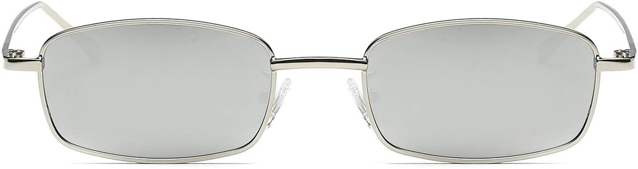 FEISEDY Vintage Small Rectangle Sunglasses Women Men Retro Trendy Square Metal Frame Sun Glasses B2295 - Image 3
