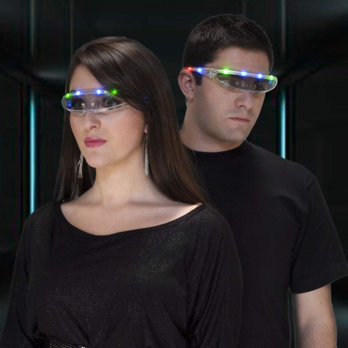 Futuristic LED Light Up Sunglasses - Image 3