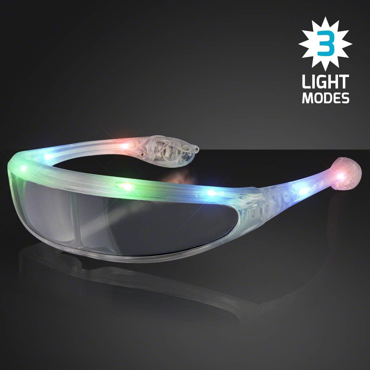 Futuristic LED Light Up Sunglasses - Image 2