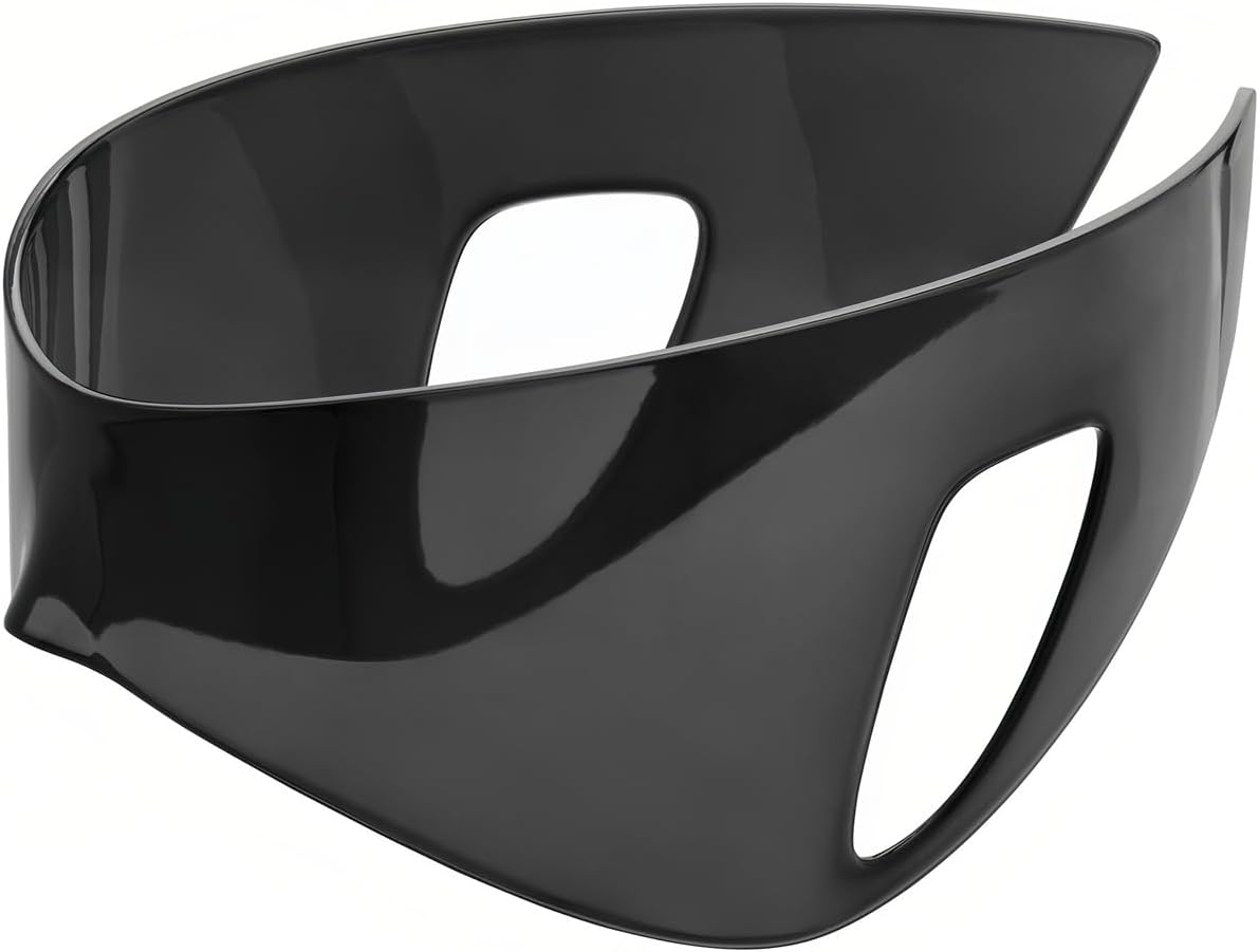 GUVIVI Futuristic Sunglasses for Men Women Oversized Wrap Around Shield Fashion Chic Mask Plastic Sun Glasses Shades - Image 8