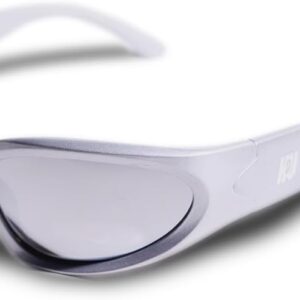 Hero and Villain Y2K Wrap Around Retro Fashion Sunglasses Aesthetic Eyewear Sports Vintage Trendy Shades Accessory Men Women