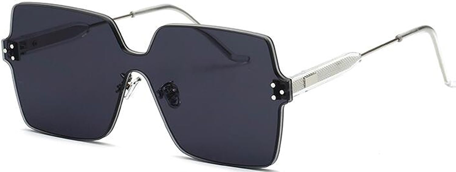 J&L Glasses Fashion Rimless One Piece Clear Lens Color Candy Sunglasses 1888 - Image 6