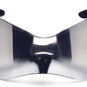 Melpomenia Oversized Futuristic Sunglasses for Men Women Alien Wrap Around Shield Fashion Chic Mask Sun Glasses Shades