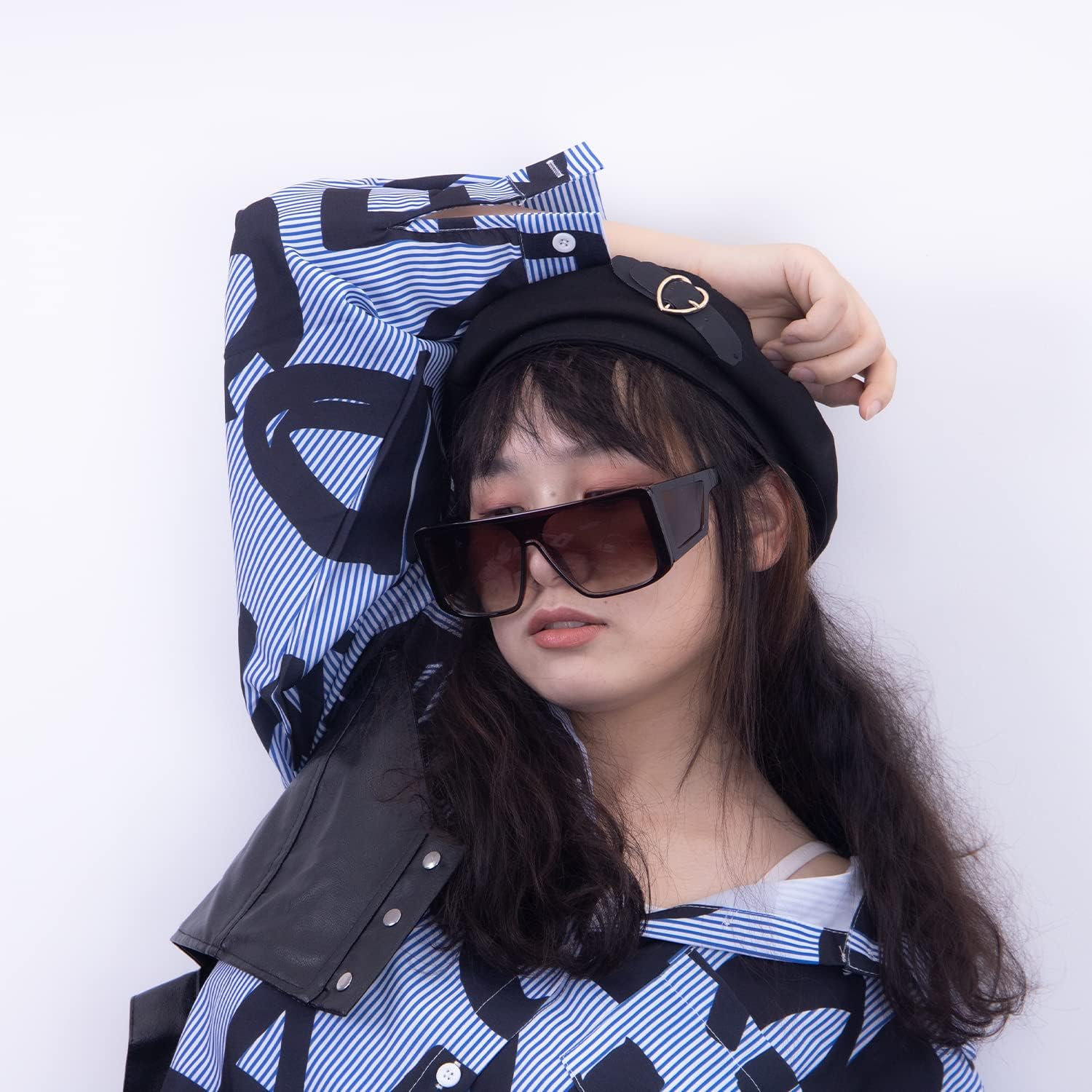 Men\u2019s and Women\u2019s Wrap Around Sunglasses Fit Over Glasses Side Shields Fun Cool y2k Designer Square Shades - Image 2