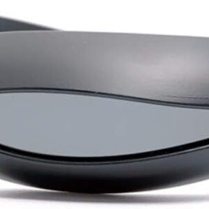 PLOPLO Futuristic Cyclops Monoblock Shield Mirrored Polarized Sunglasses UV400