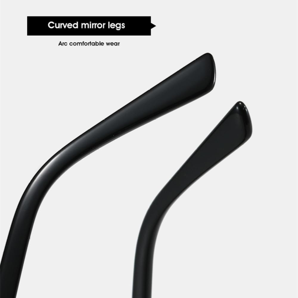 Punk Sunglasses Women Futuristic Rimless Gradient Sun Glasses UV400 Ladies Men Fashion Small Wrap Around Eyewear Shades,L19589 - Image 6