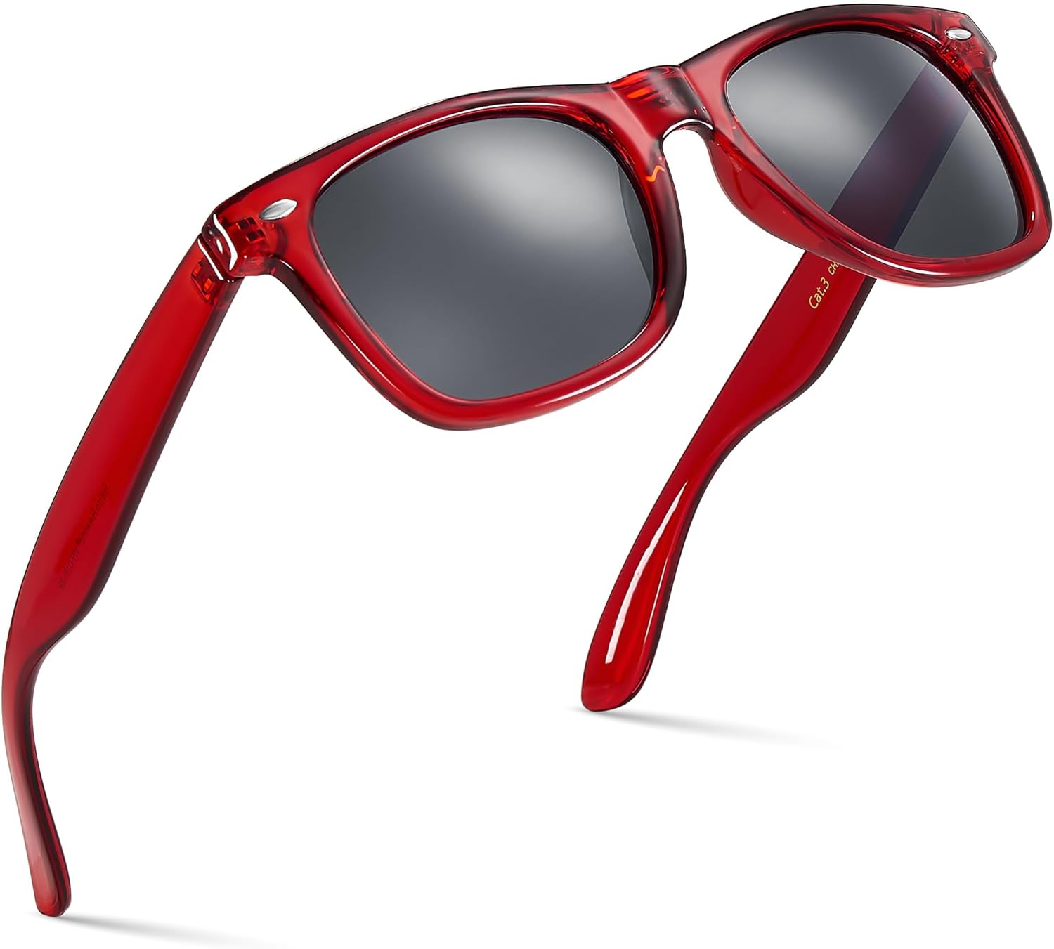 Retro Rewind Translucent Frame Colorful Neon 80s Mirrored Sunglasses for Men Women - Image 9