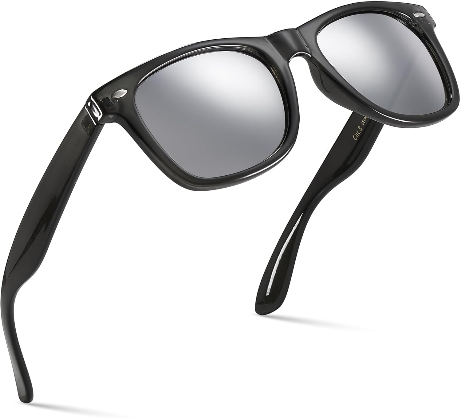 Retro Rewind Translucent Frame Colorful Neon 80s Mirrored Sunglasses for Men Women - Image 8