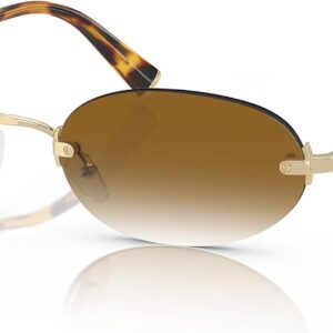 Retro Small Oval Sunglasses for Women Men, 2025 Trendy Rimless Sun Glasses Fashion Narrow Shades Y2K Designer Sunnies