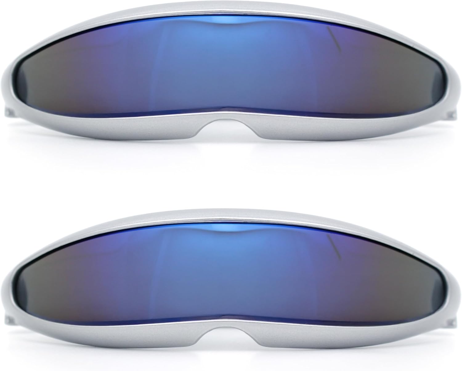 SA106 Mirror Lens Monolens Cyclops Robotic Futuristic Sunglasses