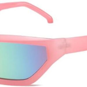 SLCHJXS Y2K Futuristic Sunglasses Cool Oval Wrap Around Sports Sunglasses for Women Men