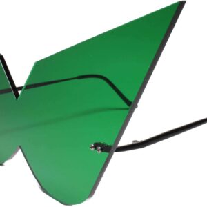 STEALTH Inspired by Jo Mullein Green Lantern- Far Sector Costume Cosplay Green Pointy Sun Glasses