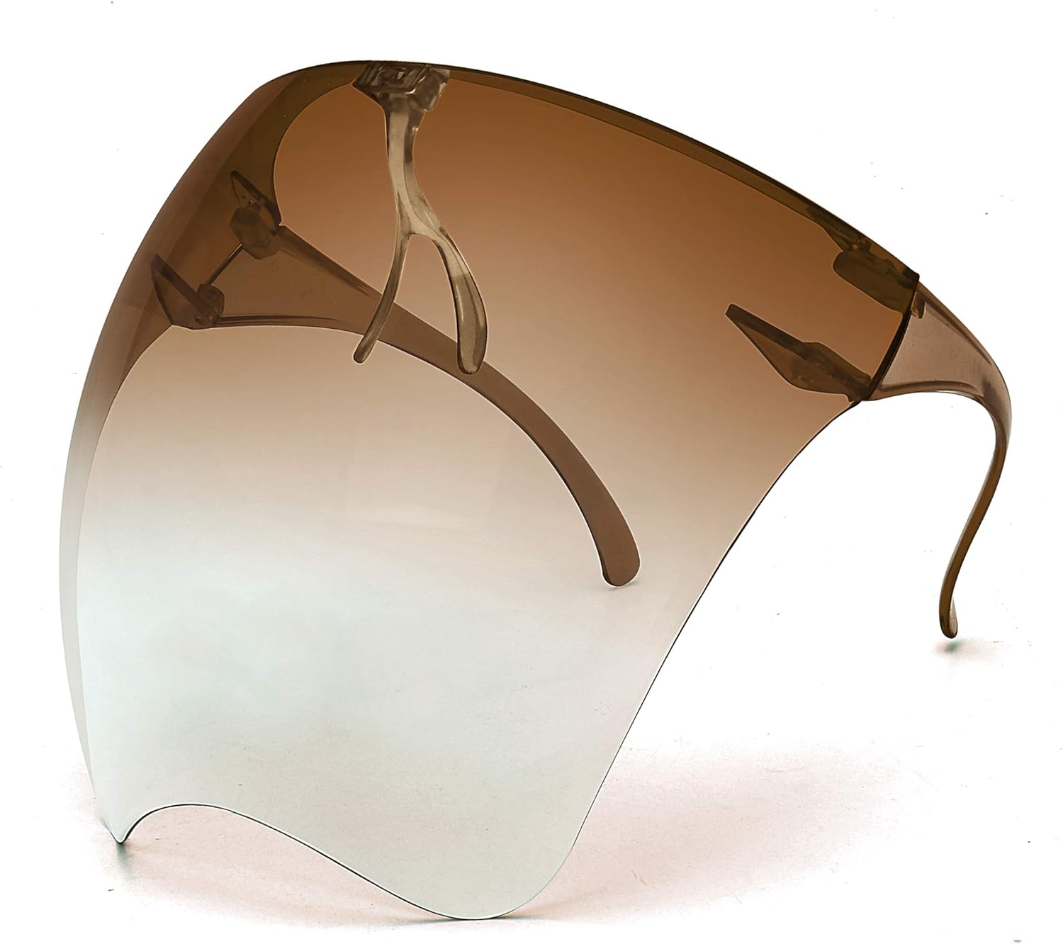 STORYCOAST Oversized Safety Protective Face Shields Goggles Sunglasses Women/Men (Anti-Fog/Anti-Spray) (Gradient Brown, 6.10)