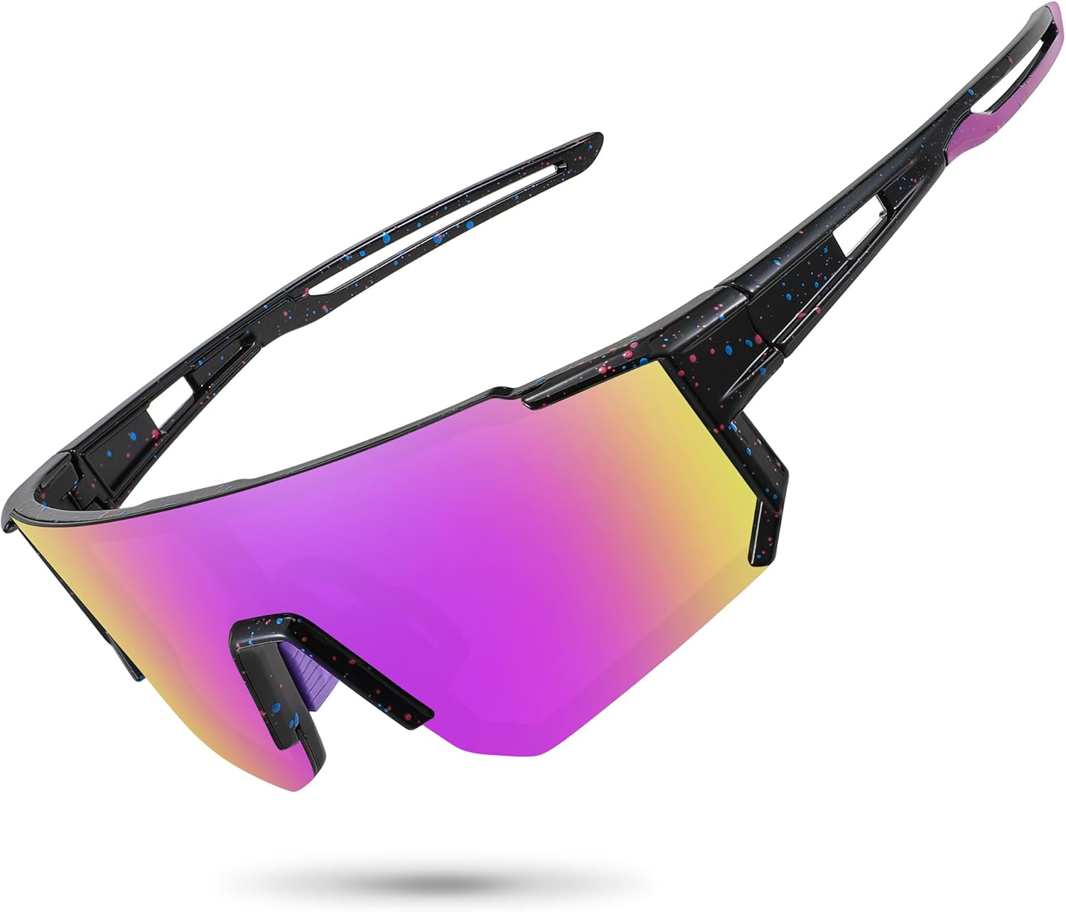 STORYCOAST Polarized Sports Sunglasses for Men Women,Driving Fishing Cycling Mountain Bike Sunglasses UV400 Protection - Image 40