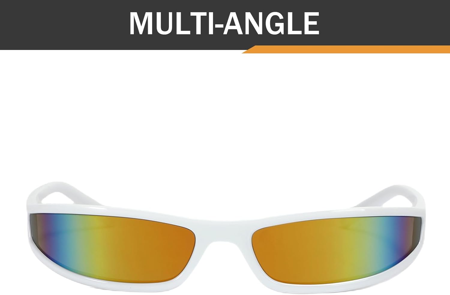 TIGA VINTA Futuristic Wrap Around Sunglasses Men Women Trendy Narrow Sqaure Frame Gangster Style Shades Eyewear - Image 7