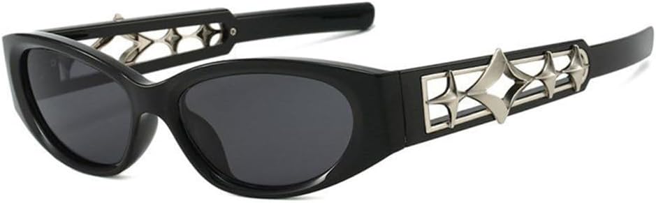 TYUVIVO Small Frame Cat Eye Sunglasses Women Luxury Sun Glasses Men Futuristic Sunglass Star Shades - Image 11