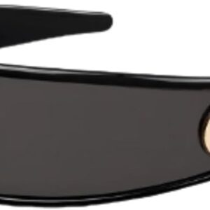 Vintage rectangular sunglasses, men's and women's fashion sports, wrap-around sunglasses, UV protection