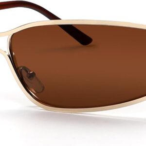 Y2k Sunglasses for Women,Fashion Metal Y2k Glasses,Trendy 2000S Sunglasses Aesthetics Y2k Accessories for Women