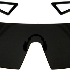 zeroUV - 80s Retro Wrap Around One Piece Futuristic Sunglasses D305